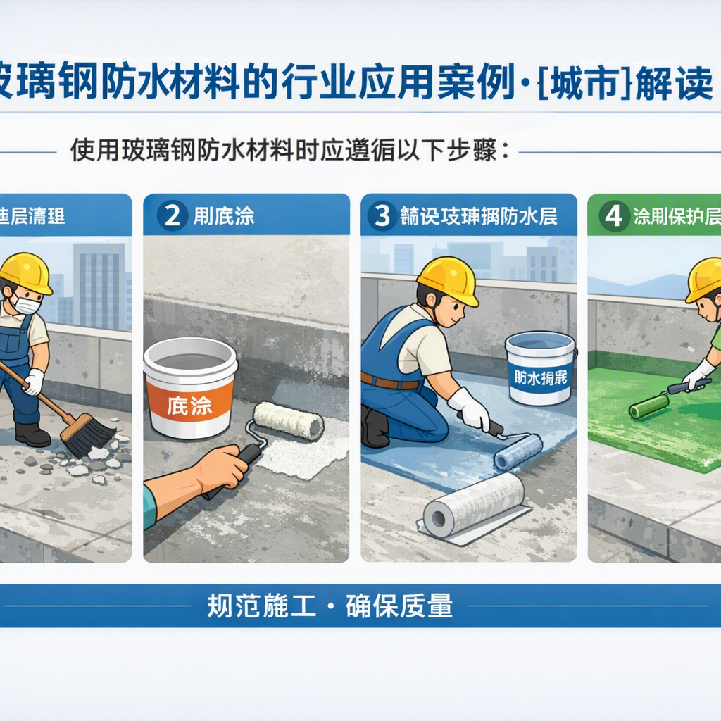 玻璃钢防水材料的行业应用案例,中山解读