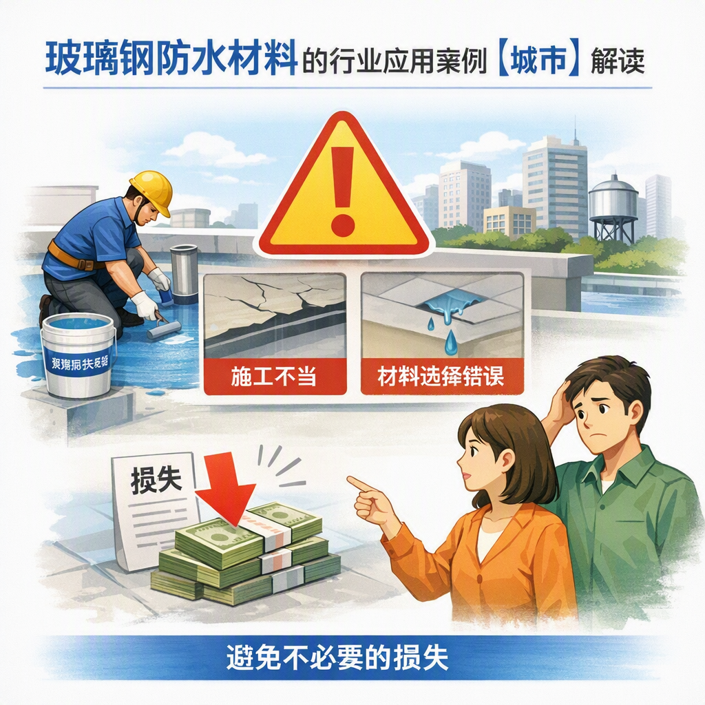 玻璃钢防水材料的行业应用案例,中山解读